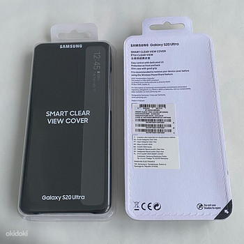 Samsung Galaxy S20 Ultra Smart Clear View Cover , Black