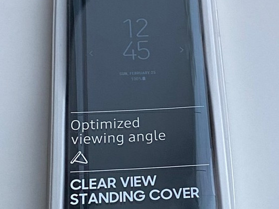 Samsung Galaxy S9 Clear View Cover Black/Blue