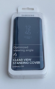 Samsung Galaxy S9 Clear View Cover Black/Blue (2 foto / 2)