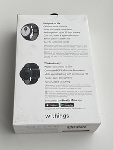 Withings Steel HR Sport Black/White (4 foto / 4)