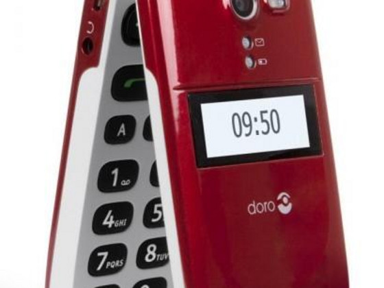 DORO PHONEEASY 624 , Red/Graphite