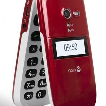 DORO PHONEEASY 624 , Red/Graphite