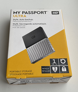 Western Digital WD My Passport Ultra 1TB , Gray (1 фото из 2)