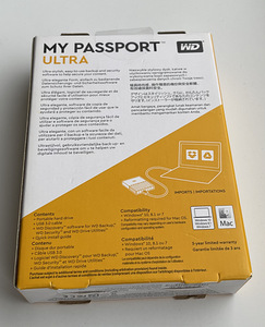 Western Digital WD My Passport Ultra 1TB , Gray (2 фото из 2)