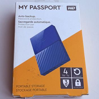Western Digital WD My Passport 4TB , Blue