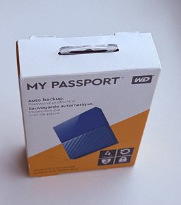 Western Digital WD My Passport 4TB , Blue (5 foto / 5)