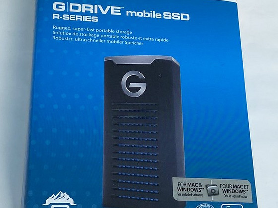 G-TECH G-DRIVE mobile SSD, 2.5", 500GB, USB 3.1, gray