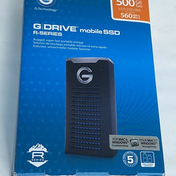 G-TECH G-DRIVE mobile SSD, 2.5", 500GB, USB 3.1, gray