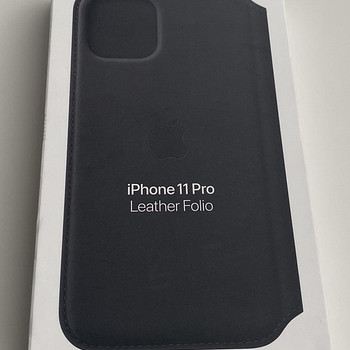 iPhone 11 Pro Leather Folio Black