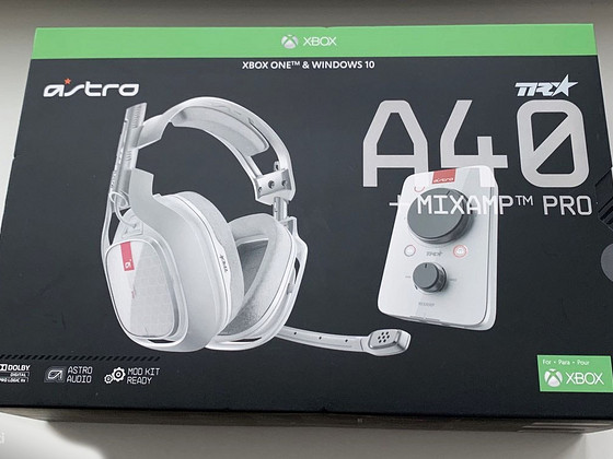 ASTRO GAMING A40 TR HEADSET + MIXAMP PRO XB1 , White