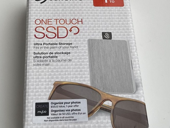 Seagate One Touch SSD 1TB USB 3.0 White