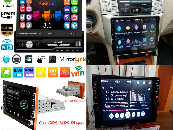Multimedia 1DIN 2DiN 13-14-15-16 ANDROID AutoCarPlay