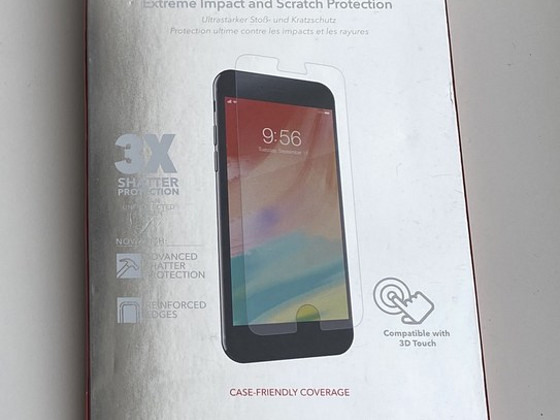 Zagg InvisibleShield Glass+ iPhone 8+/7+/6S+/6