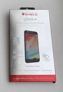 Zagg InvisibleShield Glass+ iPhone 8+/7+/6S+/6 (1 foto / 2)