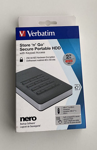 Verbatim Store & Go 2TB Black Secure Portable (1 foto / 2)