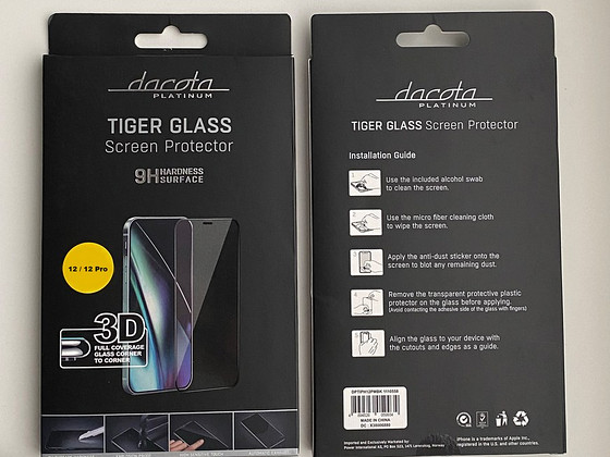 iPhone 12/12 Pro DACOTA PLATINUM TIGER GLASS