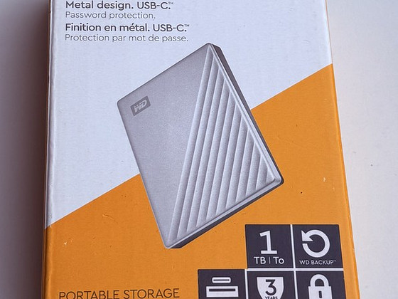 Western Digital WD My Passport Ultra USB-C 1TB , Silver