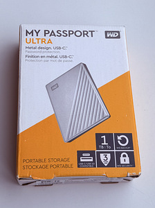 Western Digital WD My Passport Ultra USB-C 1TB , Silver (1 foto / 5)