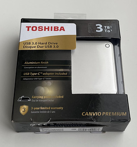 Toshiba Canvio Premium 3TB USB 3.0 , Silver (1 foto / 2)