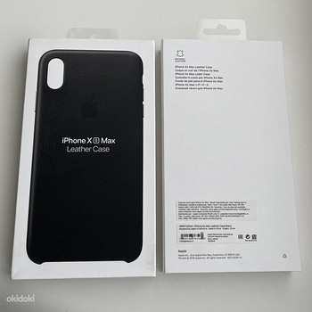 iPhone XS Max Leather Case Blue/Red/Brown/Black