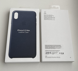iPhone XS Max Leather Case Blue/Red/Brown/Black (3 фото из 5)