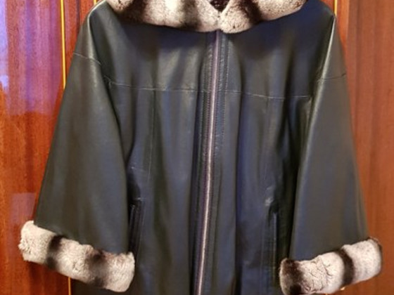 Kahepoolne nahkjakk, suurus L-XL