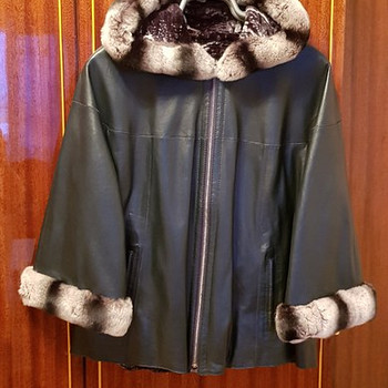 Kahepoolne nahkjakk, suurus L-XL