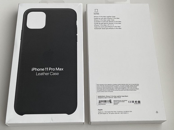 iPhone 11 Pro Max Leather Case Red/Blue/Black/Brown