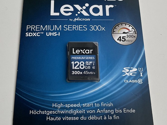 Lexar SDXC Card Premium Series UHS-I 128GB