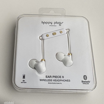 Happy Plugs Ear Piece II Wireless, White