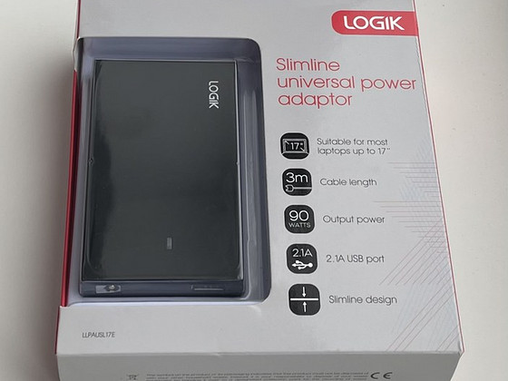 Logik Slimline Universal Power Adapter 90W
