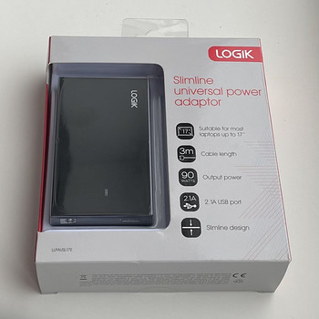Logik Slimline Universal Power Adapter 90W