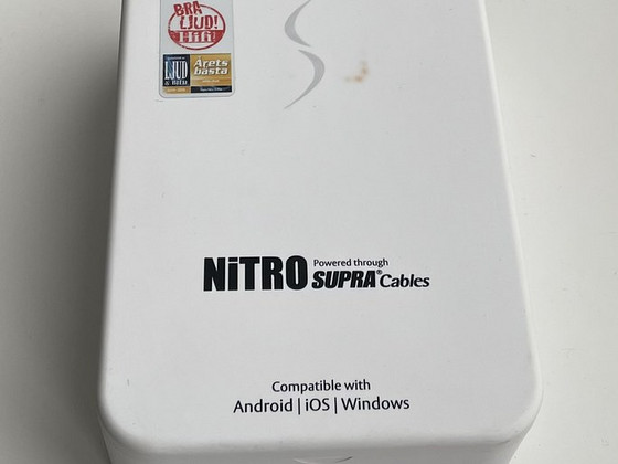 Supra Nitro iN-Ear Cables Carbon White