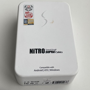 Supra Nitro iN-Ear Cables Carbon White