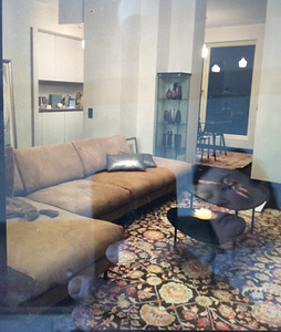 Exquisite, delicate Furninova nubuck sofa (2 foto / 3)