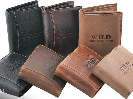 Кошелек мужской кожаный WILD