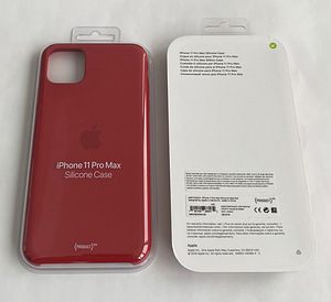 iPhone 11 Pro Max Silicone Case Pink/Blue/White/Red/Black (2 фото из 7)