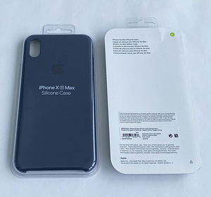 iPhone XS Max Silicone Case Red,Pink,Blue,Black,Nectarine (1 foto / 7)