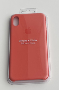 iPhone XS Max Silicone Case Red,Pink,Blue,Black,Nectarine (4 foto / 7)