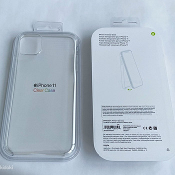 iPhone 11 Silicone Case White / Clear