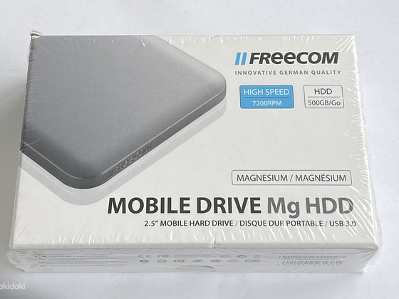 Freecom Mobile Drive Mg HDD USB3.0 500GB , Silver