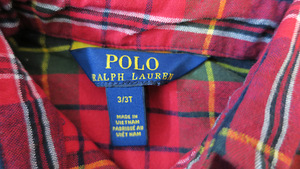 Очень приличная рубашка-поло RALPH LAUREN для девочки размер 3Т (2 фото из 5)