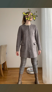 Mango kevadine seemisnahast mantel (3 foto / 8)