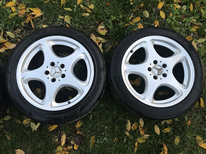 Mercedes-Benz оригинальные литые диски R18 5x112 (3 фото из 7)