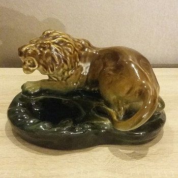 Статуэтка Лев (пепельница).