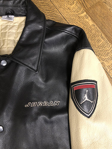 Air Jordan vintage leather jacket XXL (like new) (3 foto / 4)