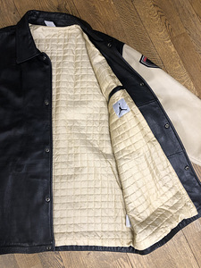 Air Jordan vintage leather jacket XXL (like new) (4 foto / 4)