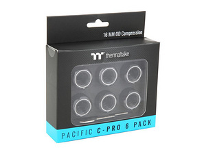 Thermaltake Pacific C-PRO G1/4 PETG Tube 16mm + põlv 90* (1 foto / 3)