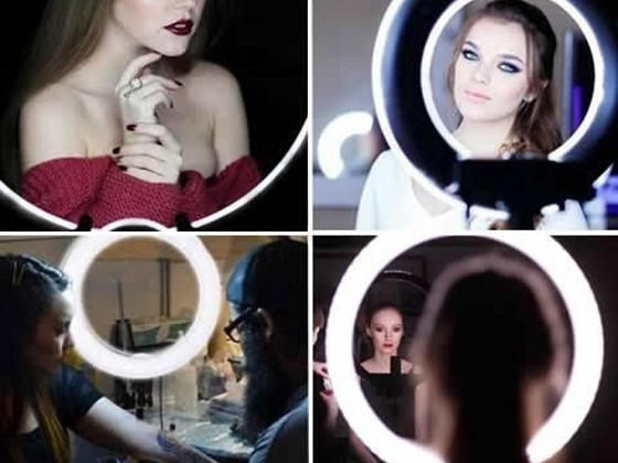 СЕЛФИ ЛАМПА КОЛЬЦЕВАЯ 30 см LED инстаграм(SELFIE LAMPAS)