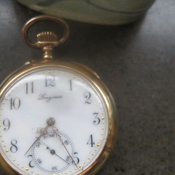 Longines 18k pocket watch